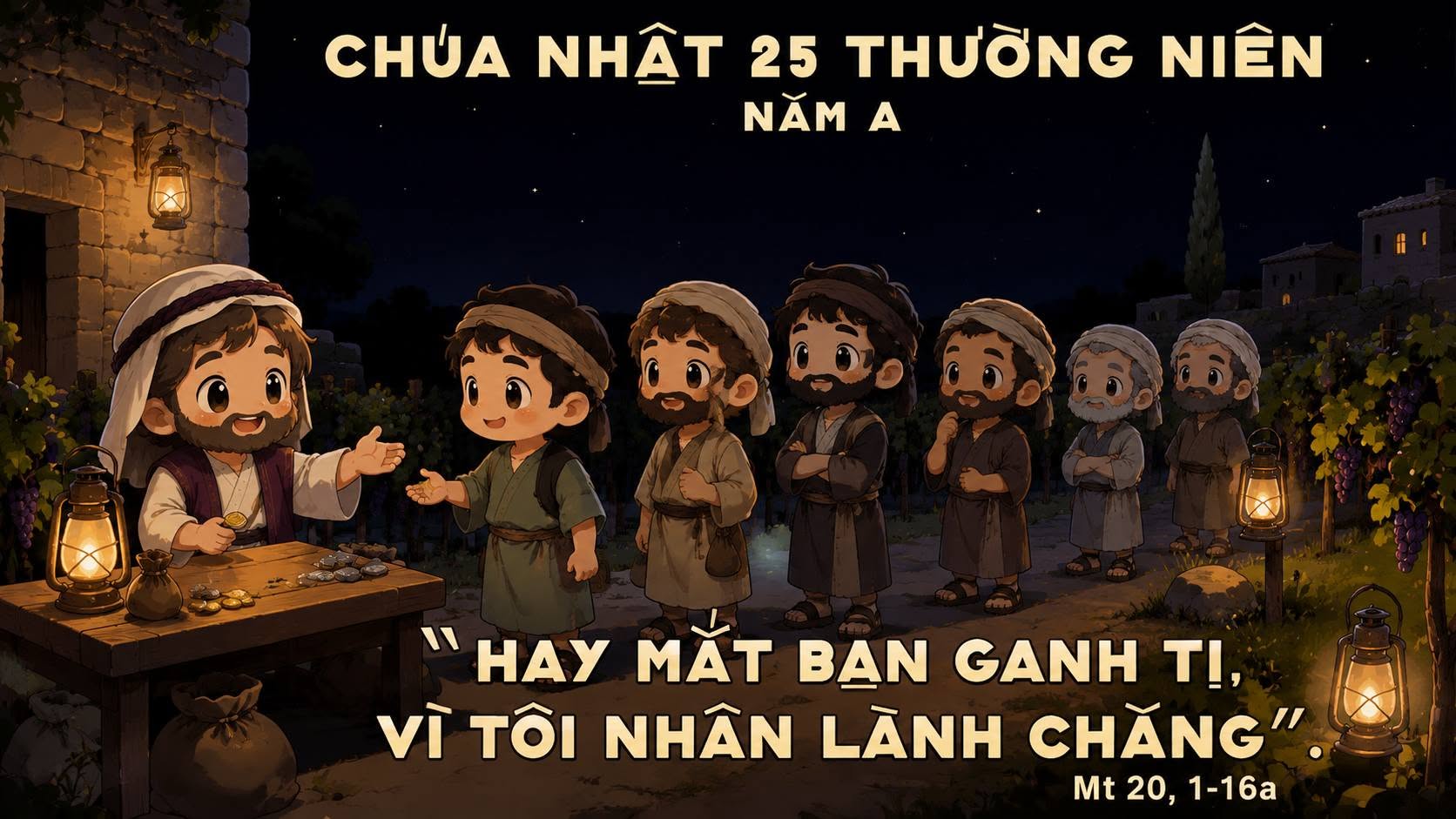 Chúa nhật 25 Thường niên năm A (Mt 20,1-16)