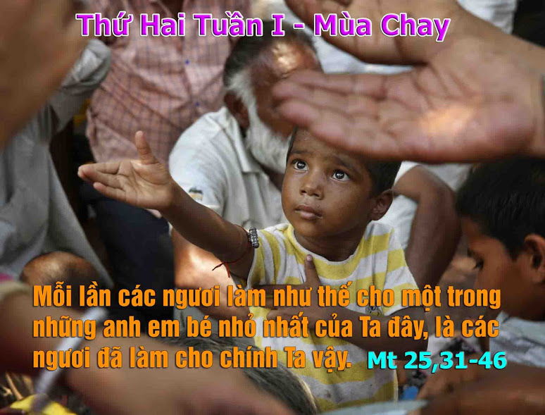 Thứ Hai tuần 1 Mùa Chay.