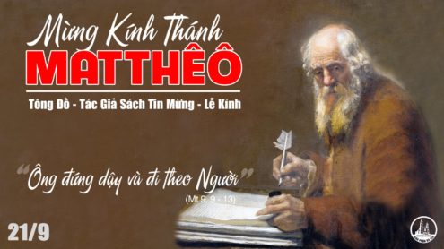 Thứ bảy tuần 24 thường niên – THÁNH MÁTTHÊU, TÔNG ĐỒ, TÁC GIẢ SÁCH TIN MỪNG