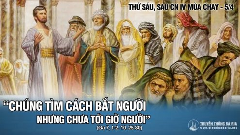 Thứ sáu tuần IV Mùa Chay