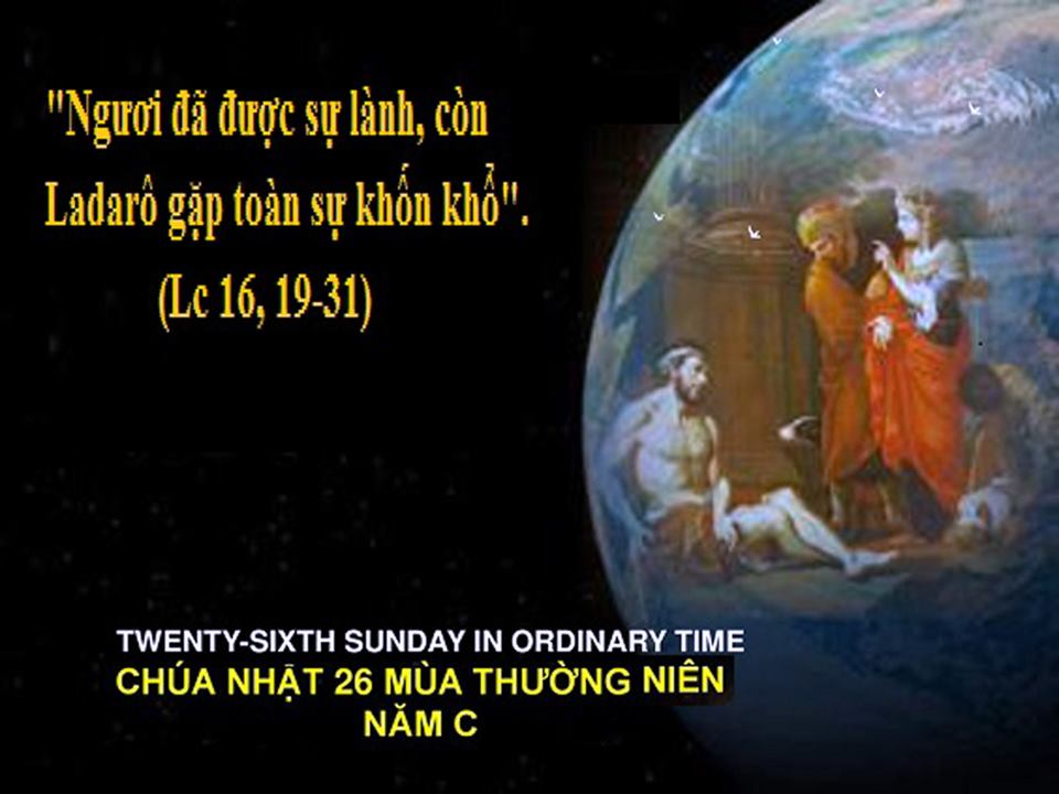 Chúa Nhật 26 Thường Niên năm C