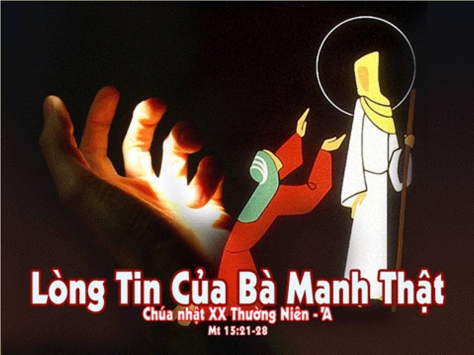 Chúa Nhật XX Thường Niên A